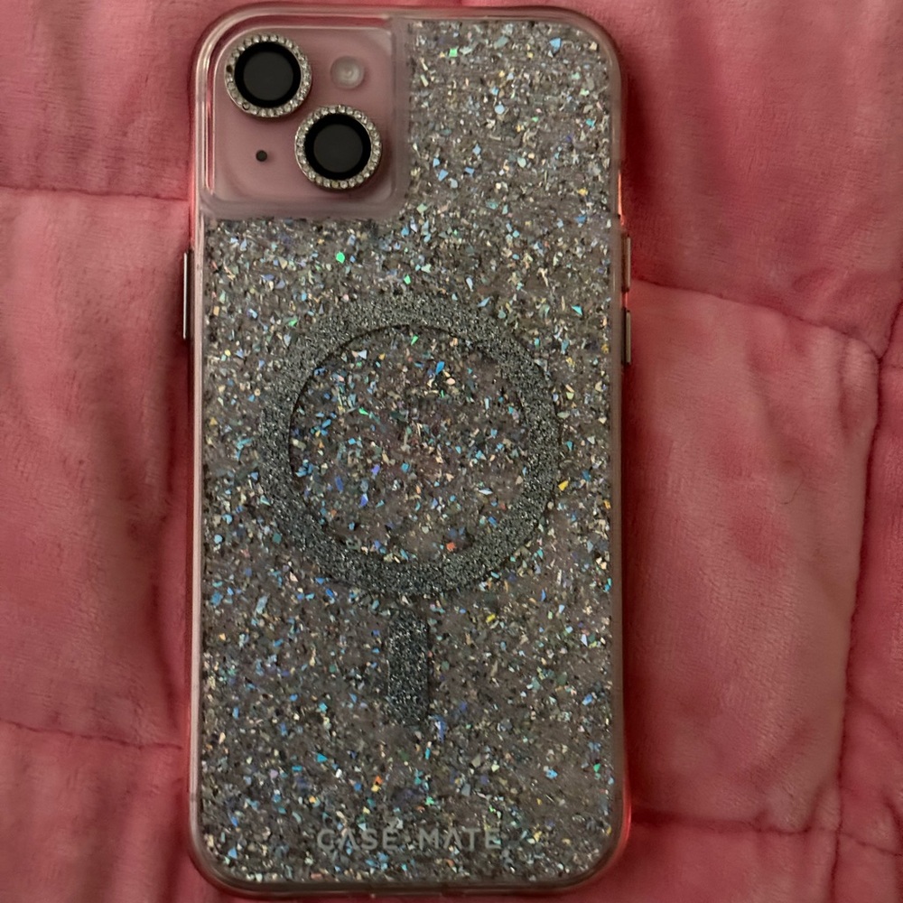 Glitter Case Mate iPhone 15 plus case